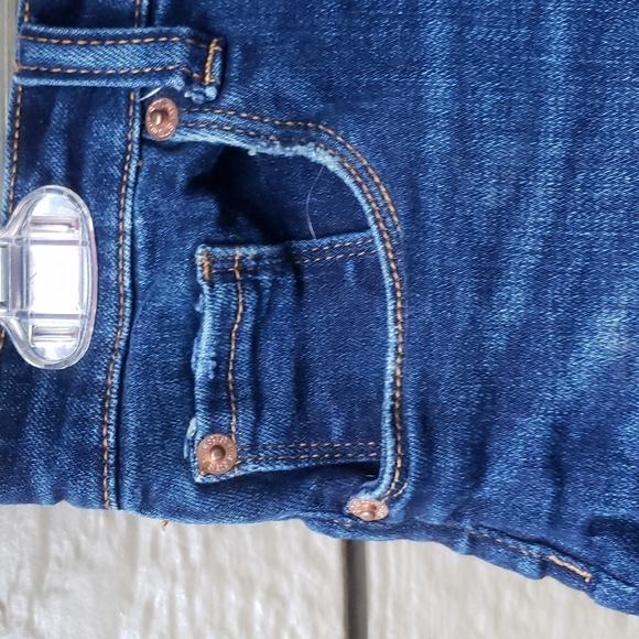 STS Blue high rise button fly raw hem cuffed shorts 9 - Picture 3 of 6